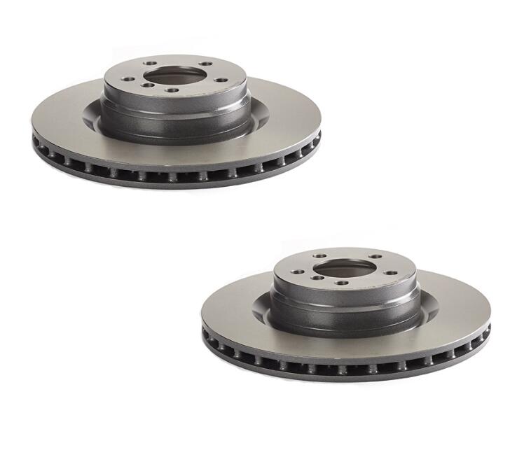 Land Rover Brakes Kit - Brembo Pads and Rotors Front (360mm) (Ceramic) SEM000012 - Brembo 1541539KIT